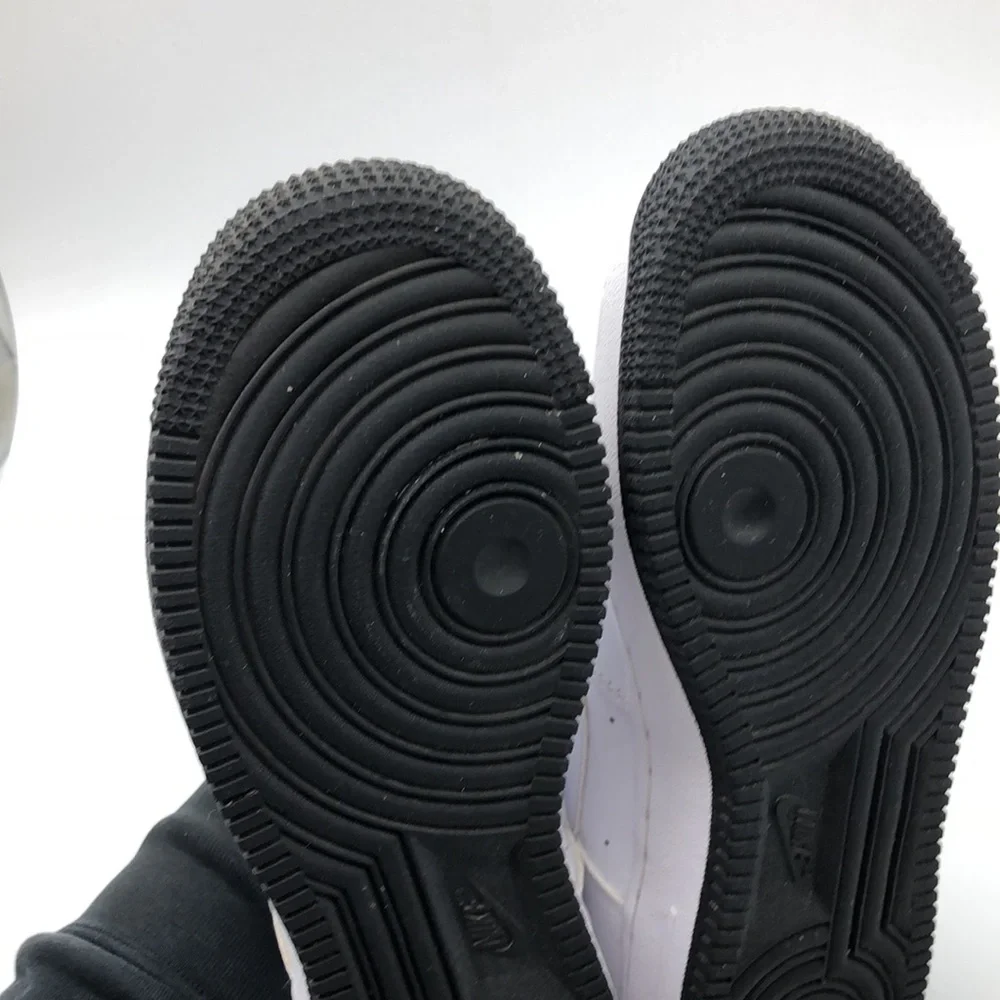Nike Air Force 1 ESS Low (GS) White Black Sneakers DV1332 100 USED Size 5Y - Picture 12 of 16